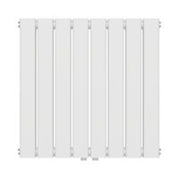 Termosifone Nore ad Acqua Calda Pannello Doppio con Elementi Piatti 60 x 60 cm Bianco [neu.haus]
