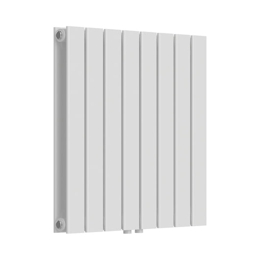 Termosifone Nore ad Acqua Calda Pannello Doppio con Elementi Piatti 60 x 60 cm Bianco [neu.haus]