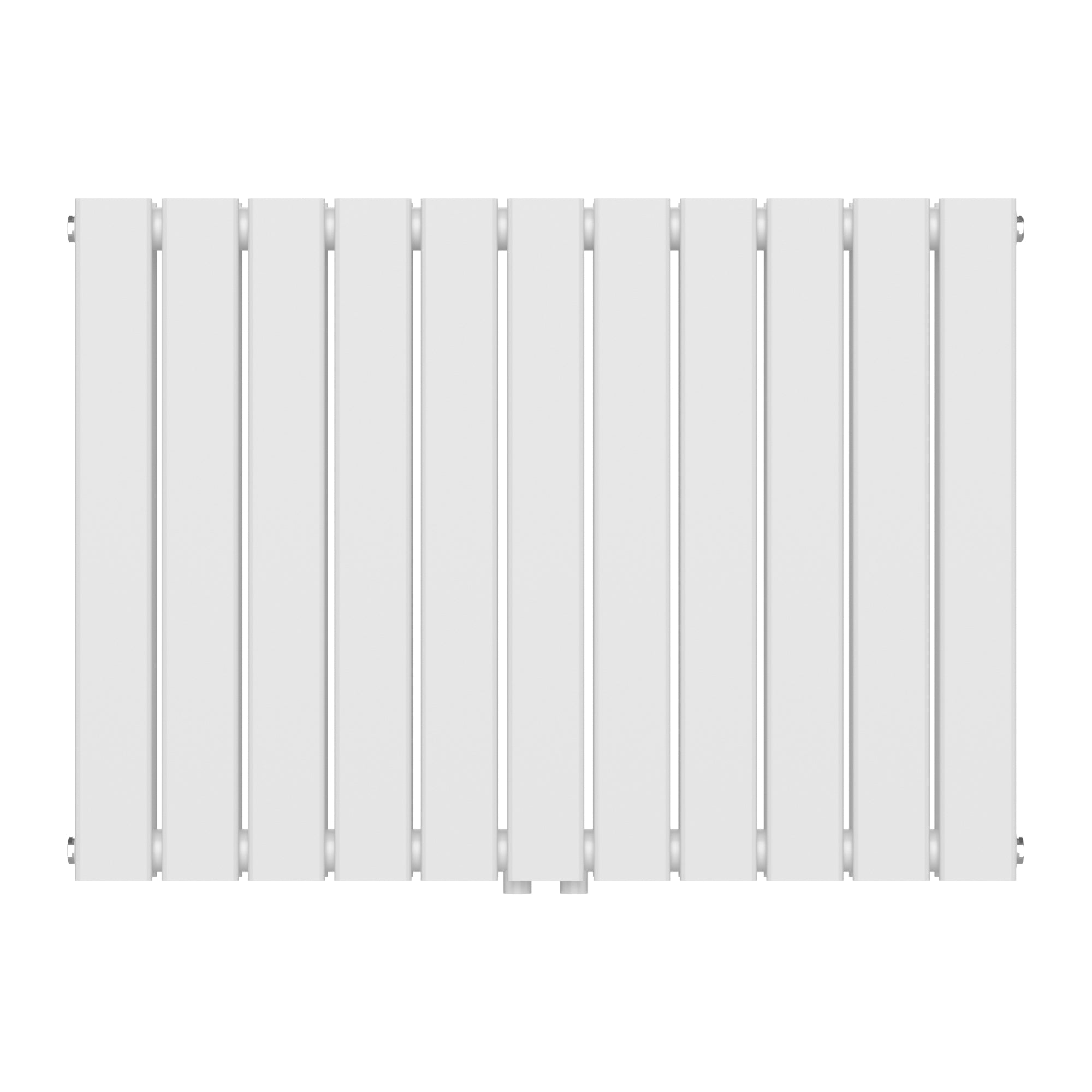 Termosifone Nore ad Acqua Calda Pannello Doppio con Elementi Piatti 60 x 80 cm Bianco [neu.haus]