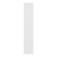 Termosifone Nore ad Acqua Calda Pannello Doppio con Elementi Piatti 160 x 30 cm Bianco [neu.haus]