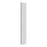 Termosifone Nore ad Acqua Calda Pannello Doppio con Elementi Piatti 180 x 30 cm Bianco [neu.haus]