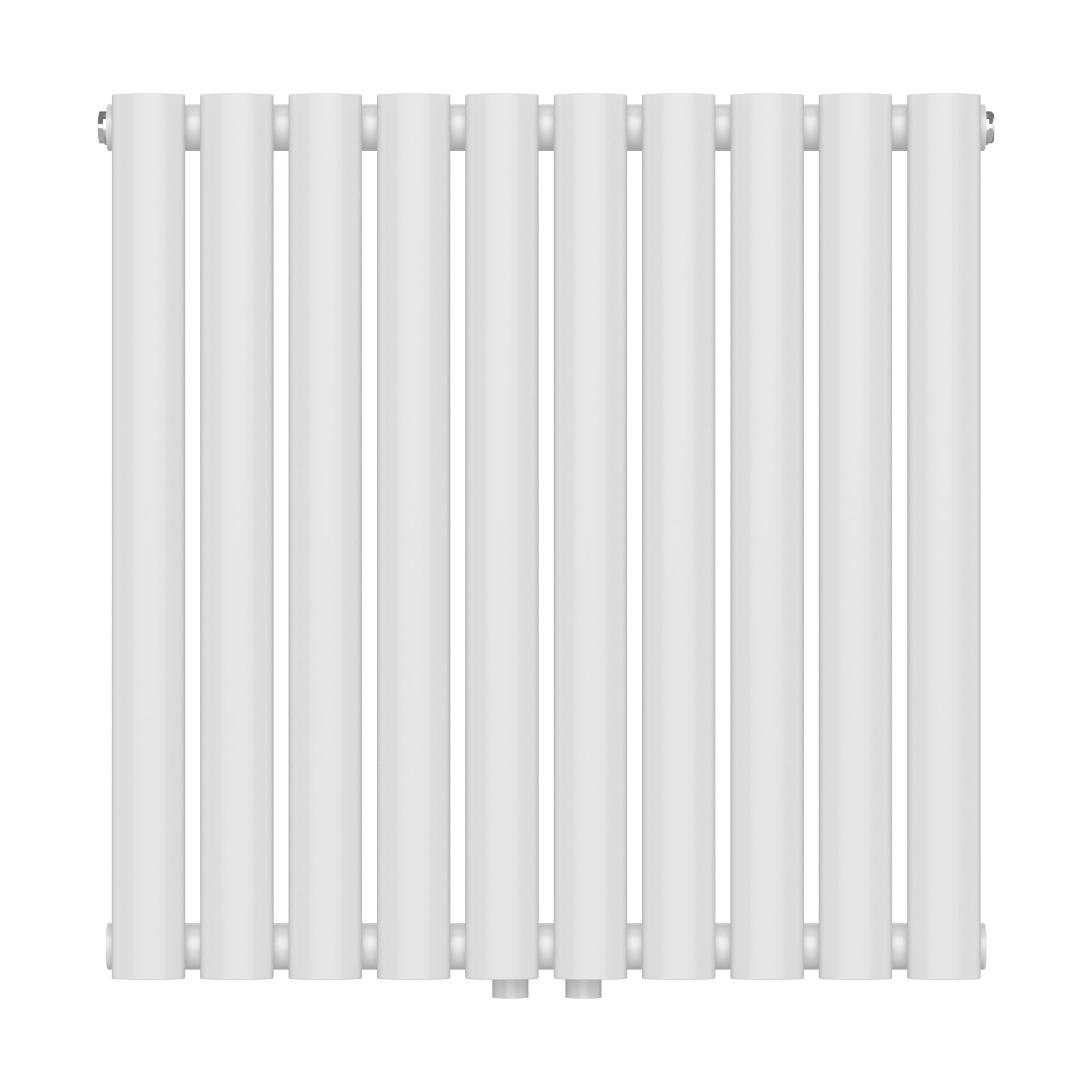 Termosifone Nore ad Acqua Calda Pannello Singolo con Elementi Tubolari 60 x 60 cm - Bianco [neu.haus]