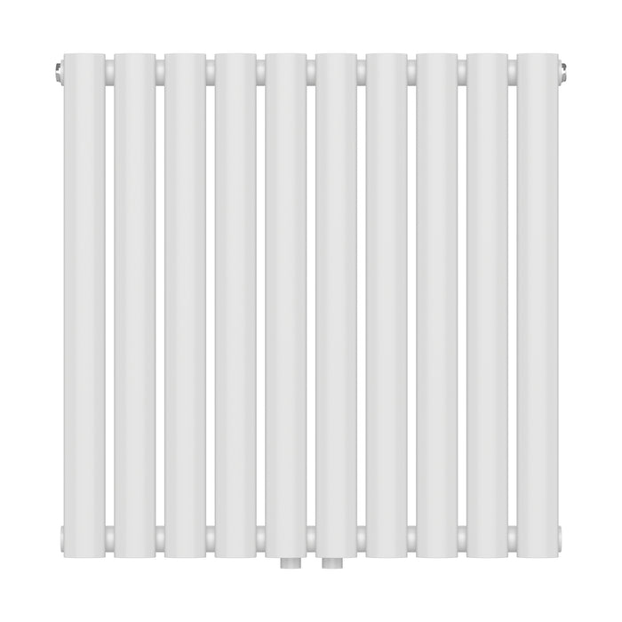 Termosifone Nore ad Acqua Calda Pannello Singolo con Elementi Tubolari 60 x 60 cm - Bianco [neu.haus]