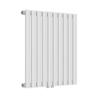 Termosifone Nore ad Acqua Calda Pannello Singolo con Elementi Tubolari 60 x 60 cm - Bianco [neu.haus]