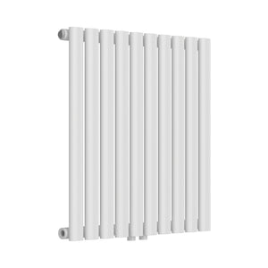 Termosifone Nore ad Acqua Calda Pannello Singolo con Elementi Tubolari 60 x 60 cm - Bianco [neu.haus]