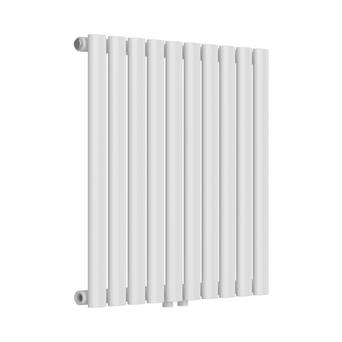 Termosifone Nore ad Acqua Calda Pannello Singolo con Elementi Tubolari 60 x 60 cm - Bianco [neu.haus]
