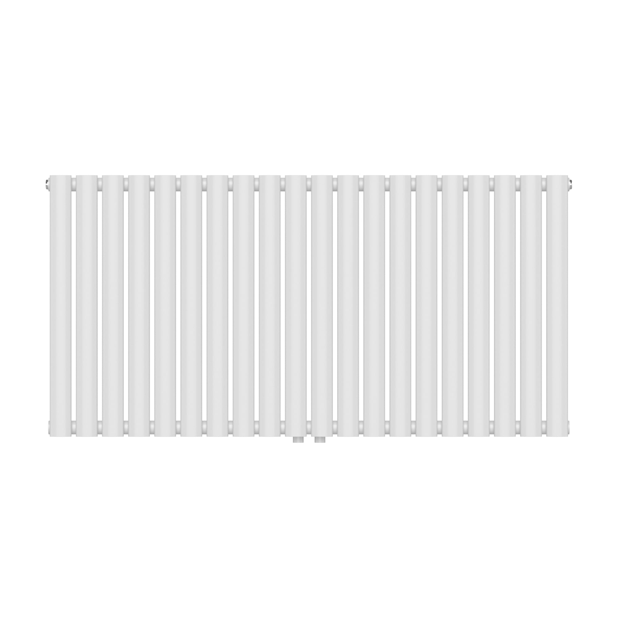 Termosifone Nore ad Acqua Calda Pannello Singolo con Elementi Tubolari 60 x 120 cm - Bianco [neu.haus]