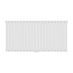 Termosifone Nore ad Acqua Calda Pannello Singolo con Elementi Tubolari 60 x 120 cm - Bianco [neu.haus]