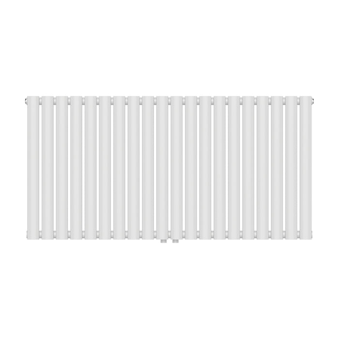 Termosifone Nore ad Acqua Calda Pannello Singolo con Elementi Tubolari 60 x 120 cm - Bianco [neu.haus]