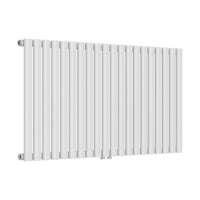 Termosifone Nore ad Acqua Calda Pannello Singolo con Elementi Tubolari 60 x 120 cm - Bianco [neu.haus]
