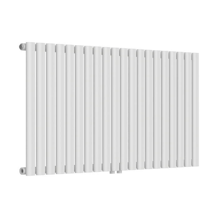 Termosifone Nore ad Acqua Calda Pannello Singolo con Elementi Tubolari 60 x 120 cm - Bianco [neu.haus]