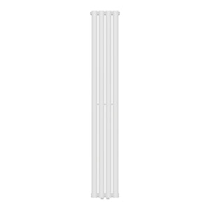 Termosifone Nore ad Acqua Calda Pannello Singolo con Elementi Tubolari 160 x 24 cm - Bianco [neu.haus]