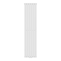 Termosifone Nore ad Acqua Calda Pannello Singolo con Elementi Tubolari 160 x 36 cm - Bianco [neu.haus]