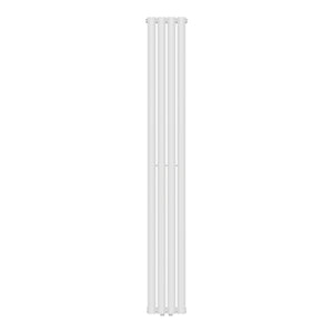 Termosifone Nore ad Acqua Calda Pannello Singolo con Elementi Tubolari 180 x 24 cm - Bianco [neu.haus]
