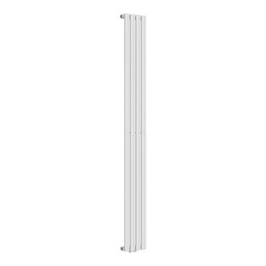 Termosifone Nore ad Acqua Calda Pannello Singolo con Elementi Tubolari 180 x 24 cm - Bianco [neu.haus]