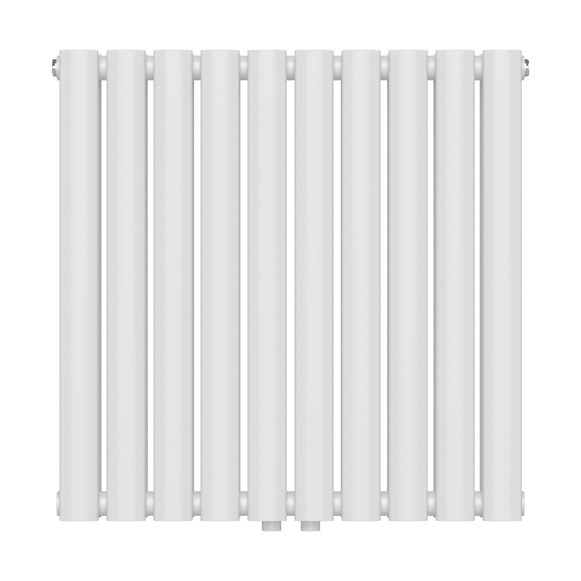 Termosifone Nore ad Acqua Calda Pannello Doppio con Elementi Tubolari 60 x 60 cm Bianco [neu.haus]