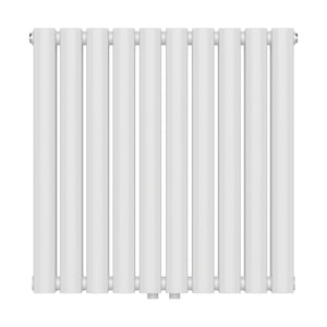 Termosifone Nore ad Acqua Calda Pannello Doppio con Elementi Tubolari 60 x 60 cm Bianco [neu.haus]