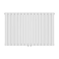 Termosifone Nore ad Acqua Calda Pannello Doppio con Elementi Tubolari 60 x 90 cm Bianco [neu.haus]
