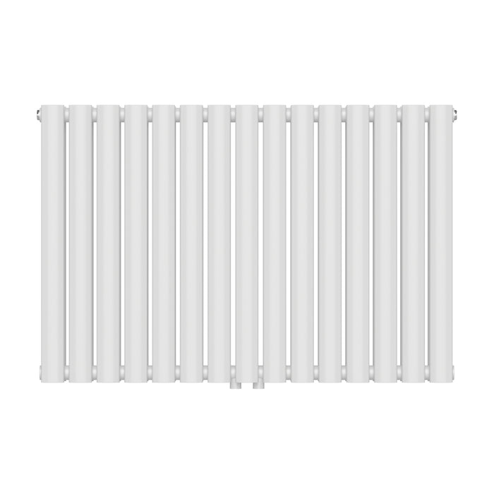 Termosifone Nore ad Acqua Calda Pannello Doppio con Elementi Tubolari 60 x 90 cm Bianco [neu.haus]