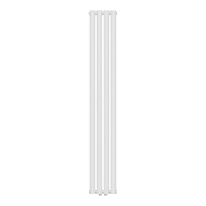 Termosifone Nore ad Acqua Calda Pannello Doppio con Elementi Tubolari 160 x 24 cm Bianco [neu.haus]