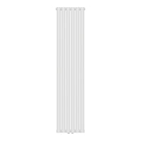 Termosifone Nore ad Acqua Calda Pannello Doppio con Elementi Tubolari 160 x 36 cm Bianco [neu.haus]