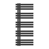 Scalda Asciugamani da Parete Slidre ad Acqua Calda 120 x 50 cm - Nero [neu.haus]