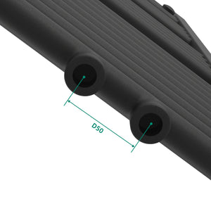 Scaldasalviette da Parete Voss 120 x 40 cm Nero [neu.haus]