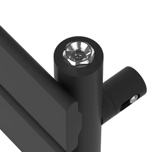 Scalda Asciugamani da Parete Voss ad Acqua Calda 120 x 50 cm Nero [neu.haus]