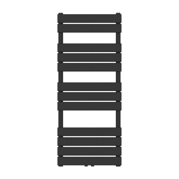 Scalda Asciugamani da Parete Voss ad Acqua Calda 120 x 50 cm Nero [neu.haus]