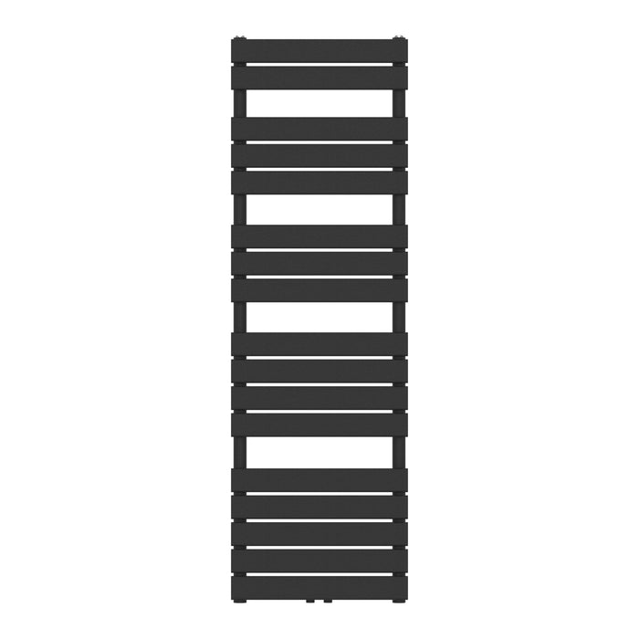 Scalda Asciugamani da Parete Voss ad Acqua Calda 160 x 50 cm Nero [neu.haus]