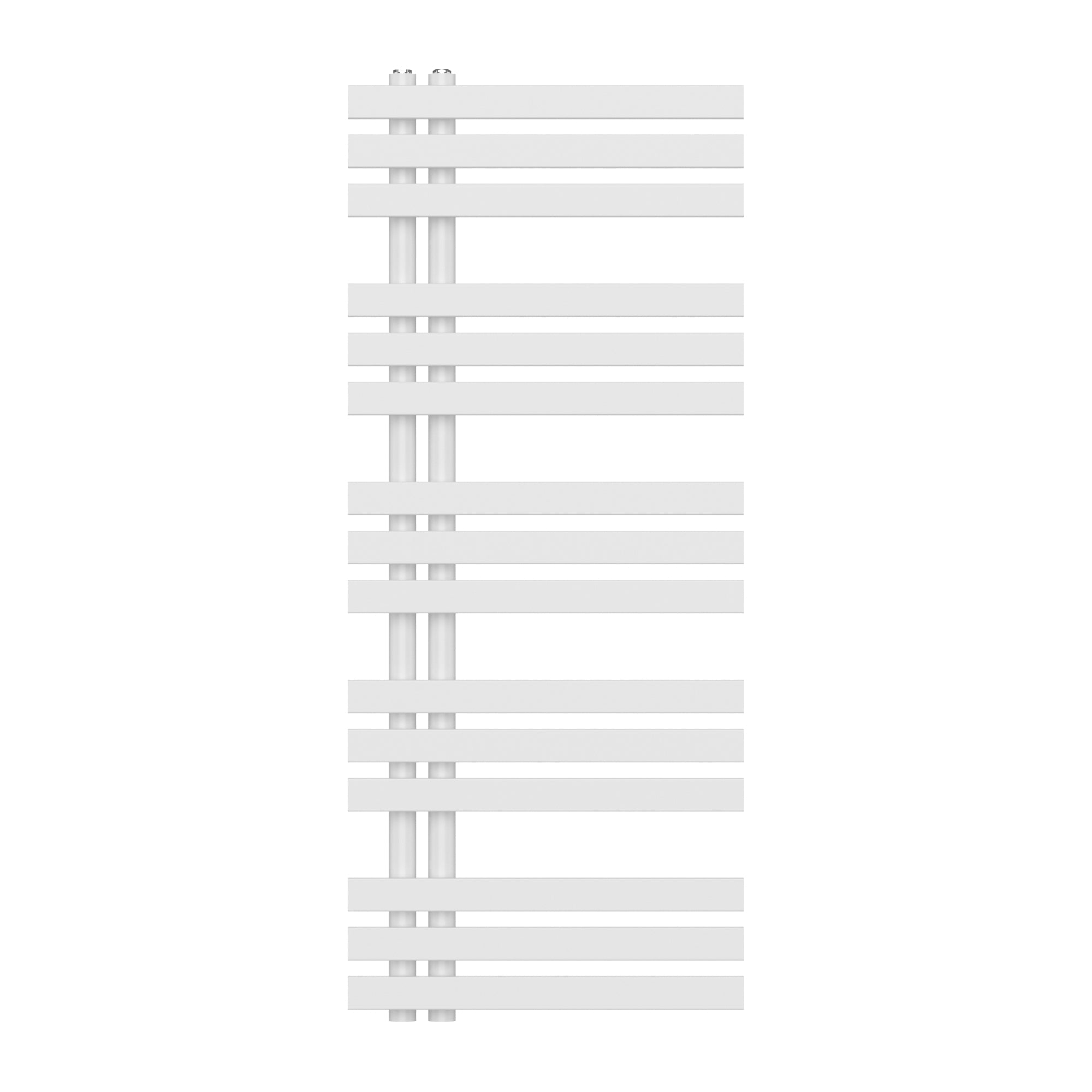 Radiatore scaldasalviette da bagno acciaio 120 x 50 cm bianco 03_0010401