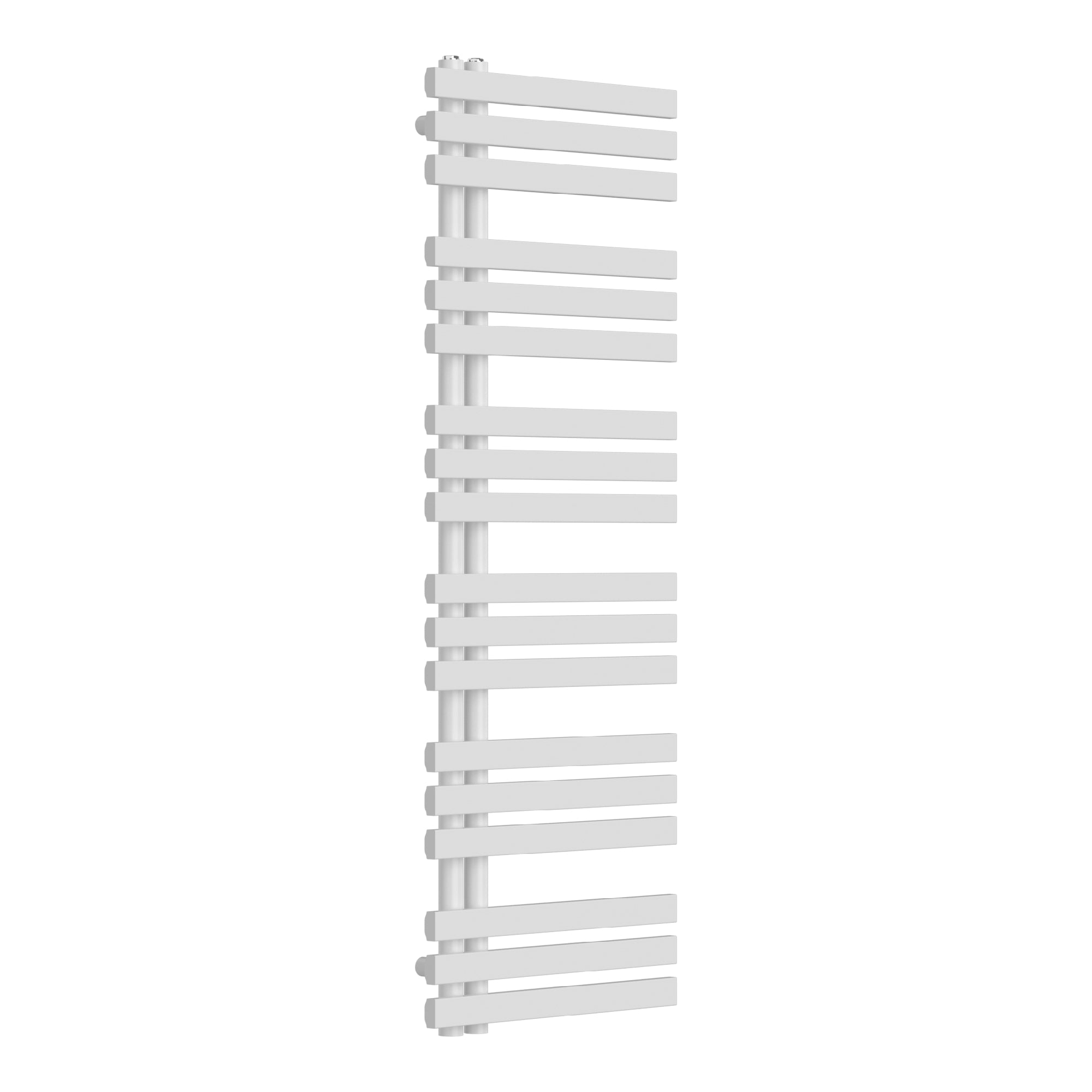 Radiatore scaldasalviette da bagno acciaio 140 x 50 cm bianco 03_0010411