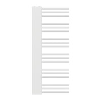 Scalda Asciugamani da Parete Kviteseid ad Acqua Calda 120 x 50 cm Bianco [neu.haus]