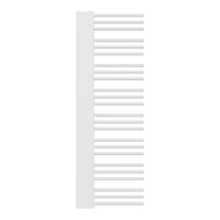 Scalda Asciugamani da Parete Kviteseid ad Acqua Calda 146 x 45 cm Bianco [neu.haus]