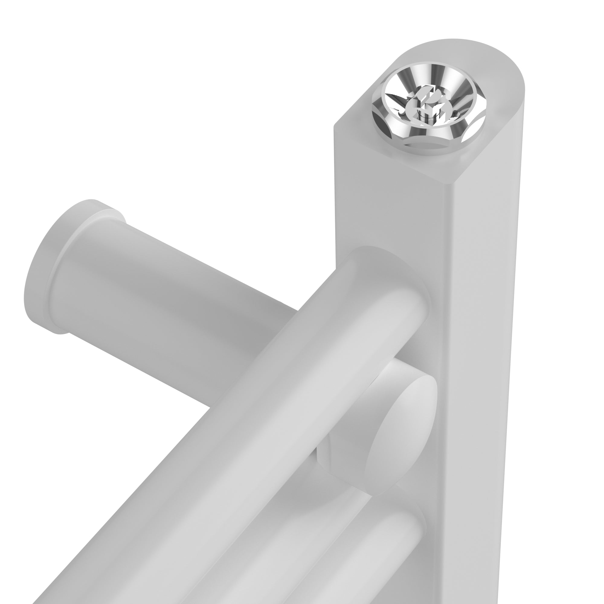 Radiatore scaldasalviette da bagno acciaio 120 x 40 cm bianco 03_0010413