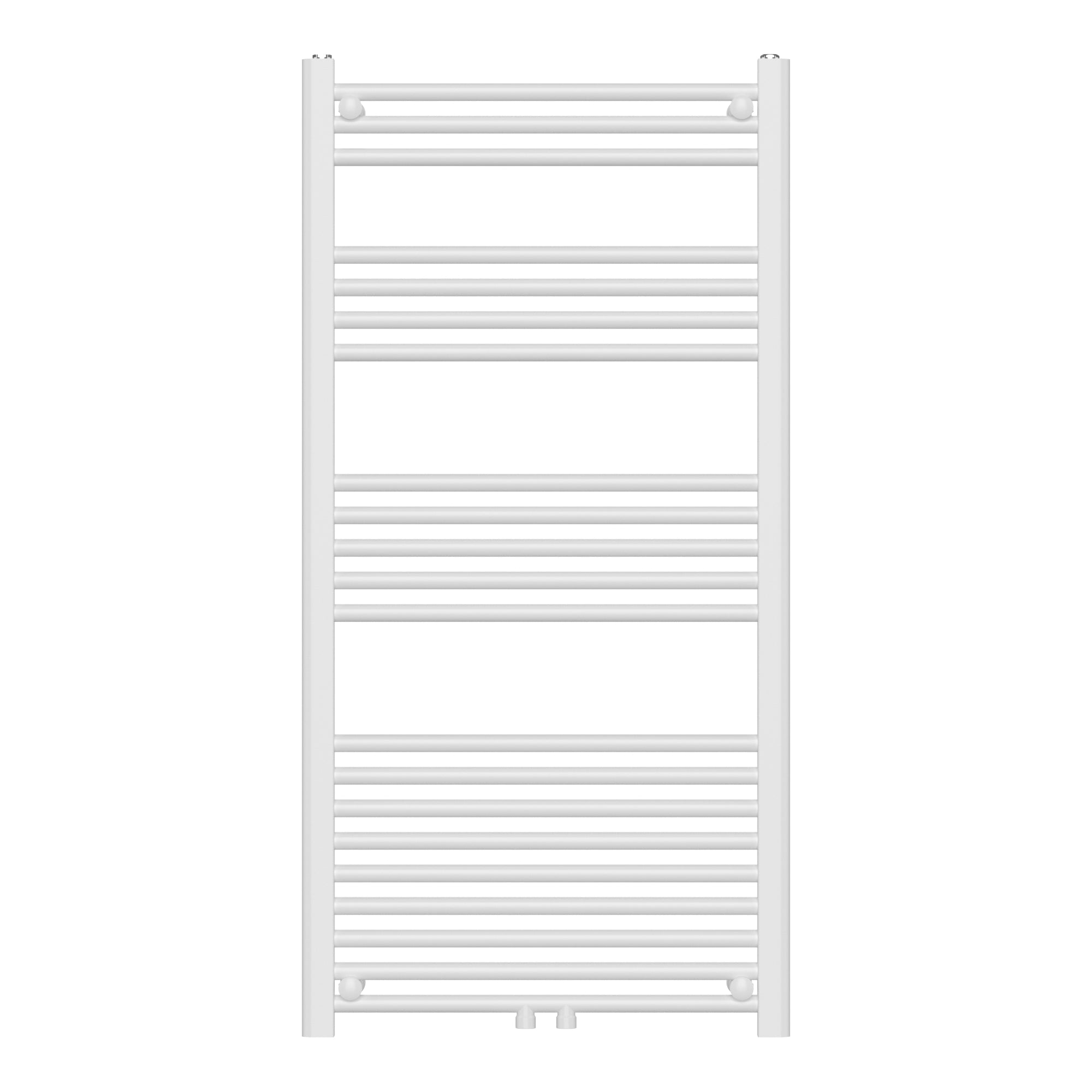 Radiatore scaldasalviette da bagno acciaio 120 x 60 cm bianco 03_0010417