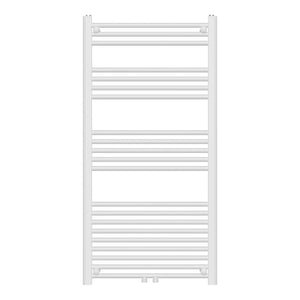 Radiatore scaldasalviette da bagno acciaio 120 x 60 cm bianco 03_0010417