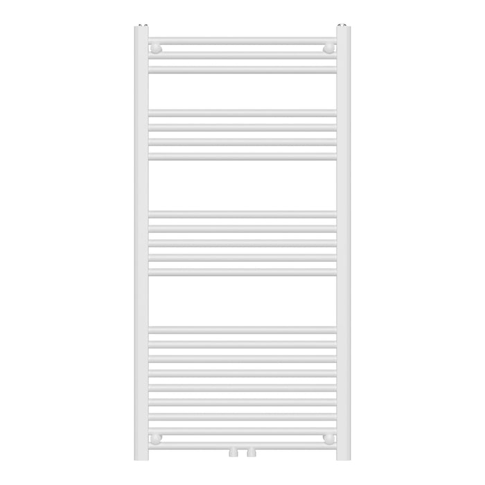Radiatore scaldasalviette da bagno acciaio 120 x 60 cm bianco 03_0010417
