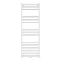 Radiatore scaldasalviette da bagno acciaio 140 x 50 cm bianco 03_0010421