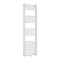Radiatore scaldasalviette da bagno acciaio 140 x 50 cm bianco 03_0010421