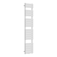 Radiatore scaldasalviette da bagno con pannelli piatti in acciaio 180 x 40 cm bianco 03_0010441
