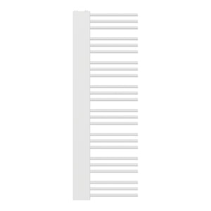 Scalda Asciugamani da Parete Kviteseid Scaldasalviette ad Acqua Calda 146x45 cm 558 W Bianco [neu.haus]