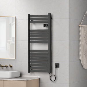 Scaldasalviette Elettrico Ringebu 120 x 50 cm 500 W Nero pro.tec