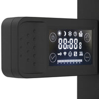 Scaldasalviette Elettrico Ringebu 120 x 50 cm 500 W Nero pro.tec