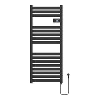 Scaldasalviette Elettrico Ringebu 120 x 50 cm 500 W Nero pro.tec