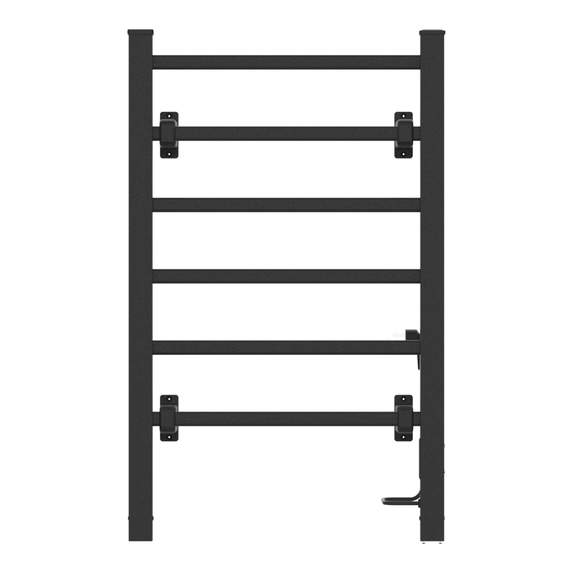 Scaldasalviette Elettrico Savitaipale da Terra o da Parete 85 x 55 cm 100 W Nero pro.tec