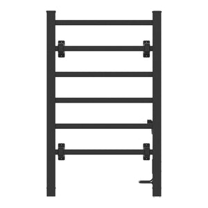 Scaldasalviette Elettrico Savitaipale da Terra o da Parete 85 x 55 cm 100 W Nero pro.tec