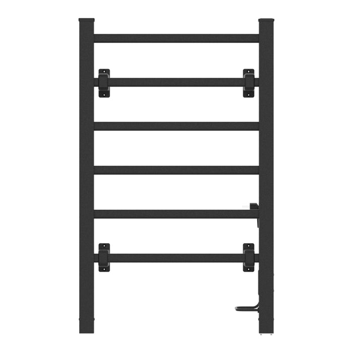 Scaldasalviette Elettrico Savitaipale da Terra o da Parete 85 x 55 cm 100 W Nero pro.tec