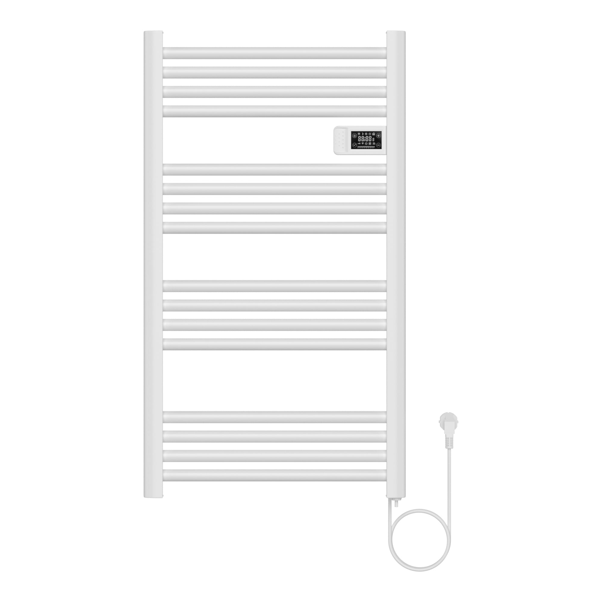 Scaldasalviette elettrico con radiatore 96 x 54 cm 500 watt bianco 03_0010752