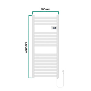 Scaldasalviette Elettrico Ringebu 120 x 50 cm 500 W Bianco pro.tec